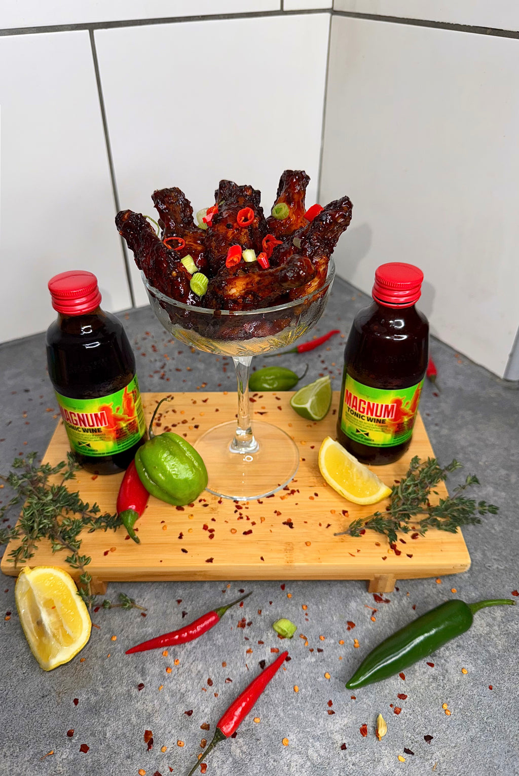 Jamaican Jerk Magnum Wings
