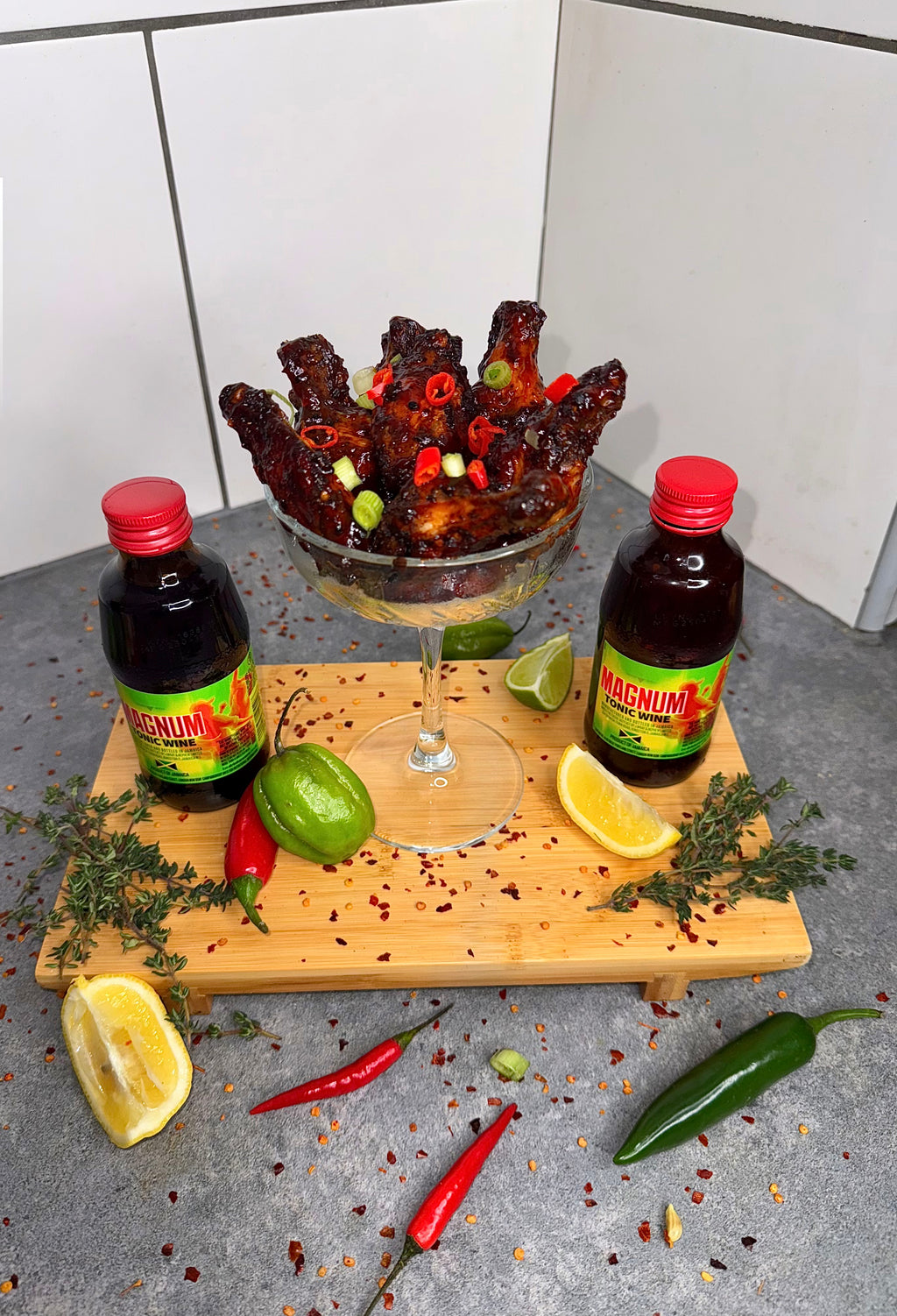 Jamaican Jerk Magnum Wings