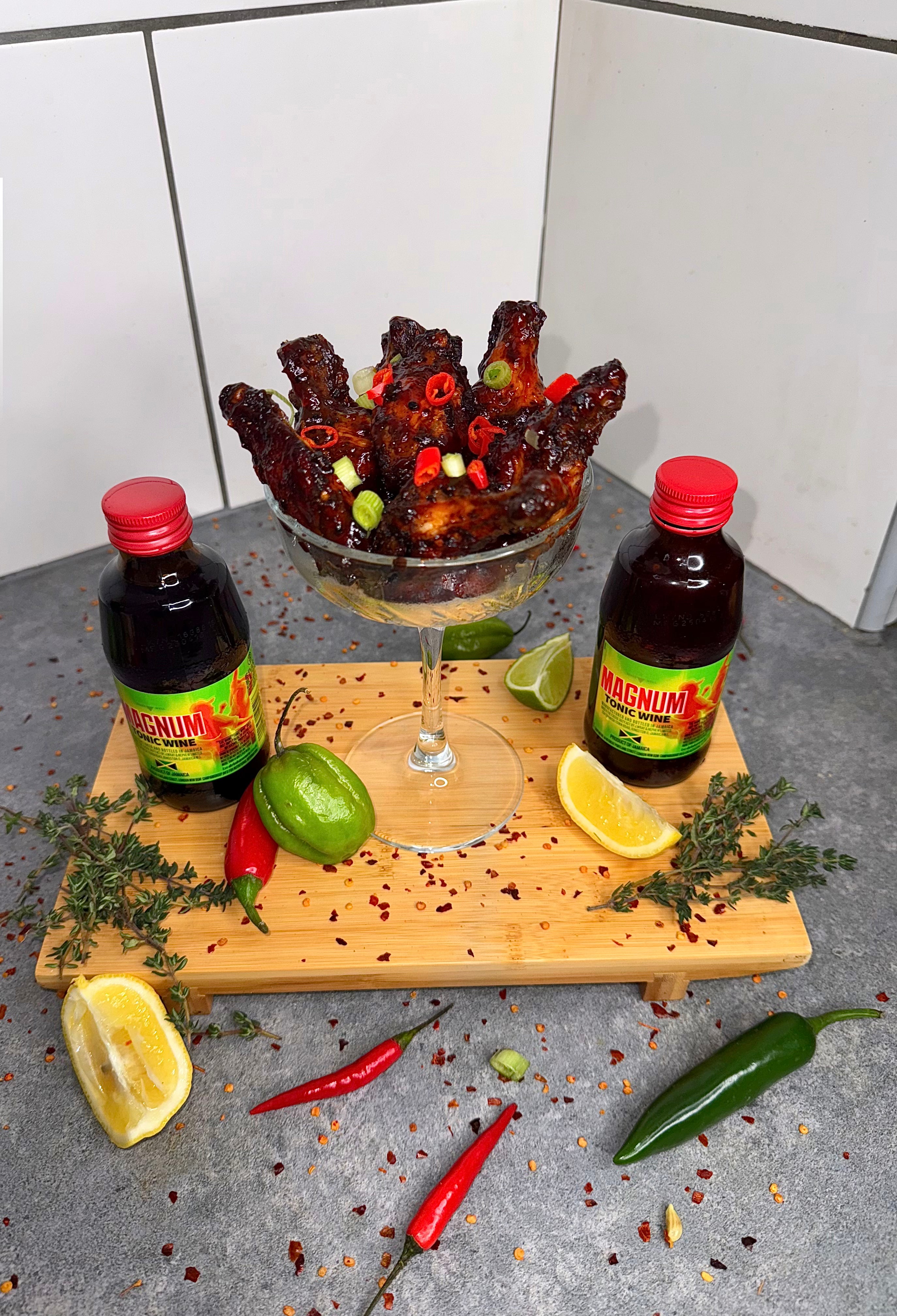 Jamaican Jerk Magnum Wings