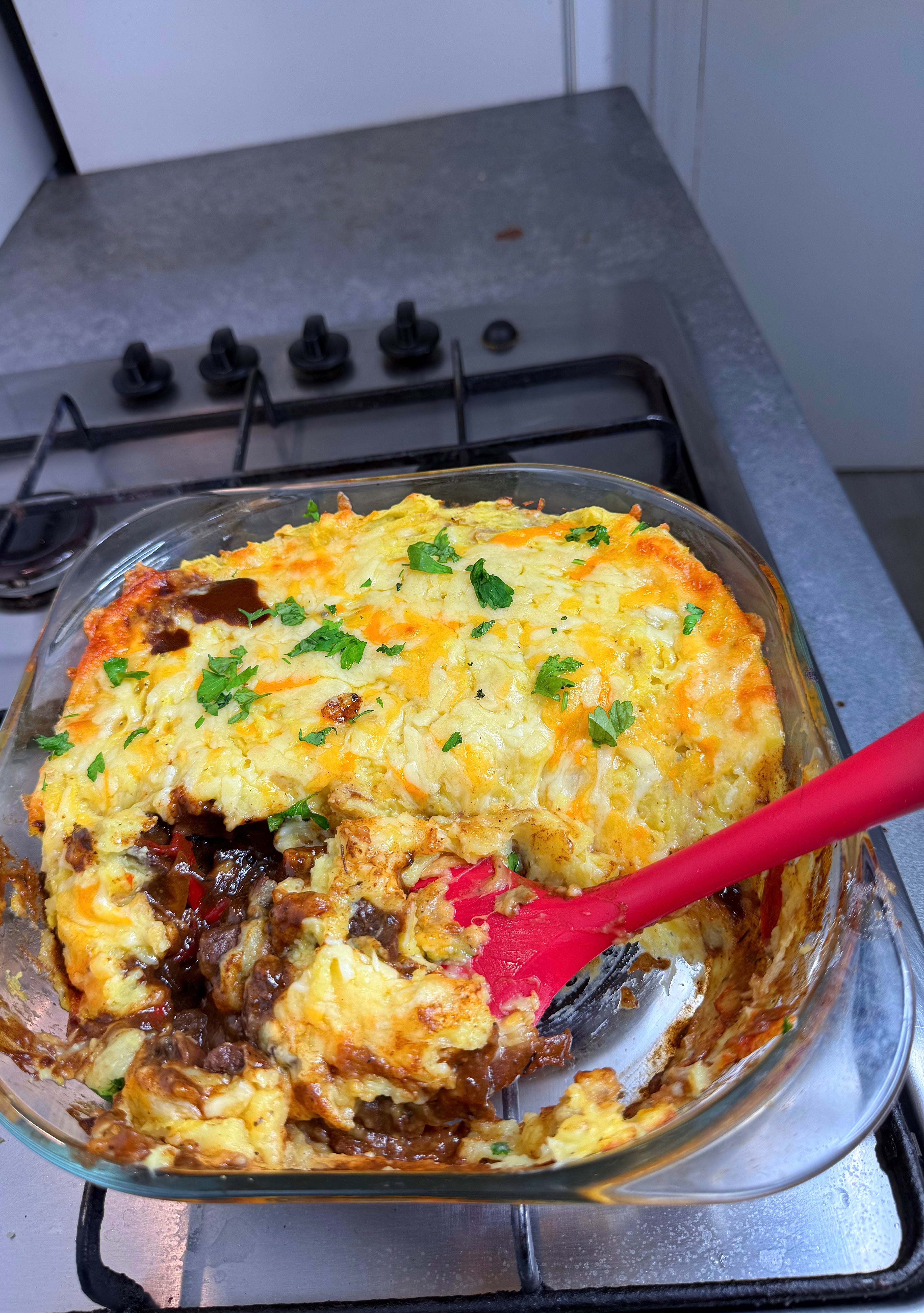 Jamaican Kidney Shepherd’s Pie