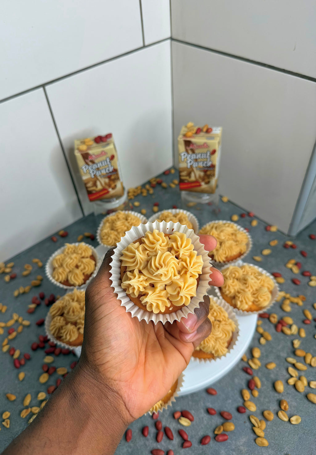 Jamaican Peanut Punch Cupcakes