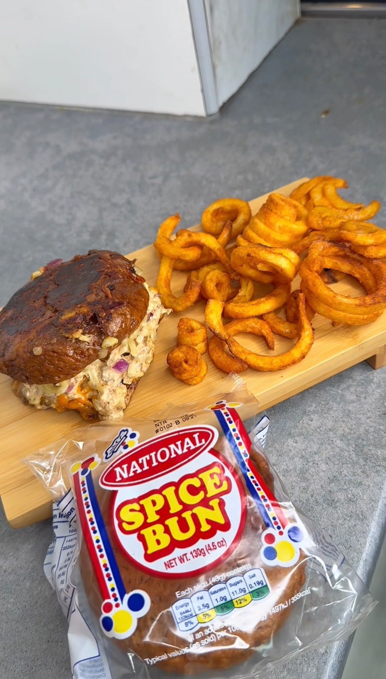 Jamaican Spice Bun Jerk Tuna Melt