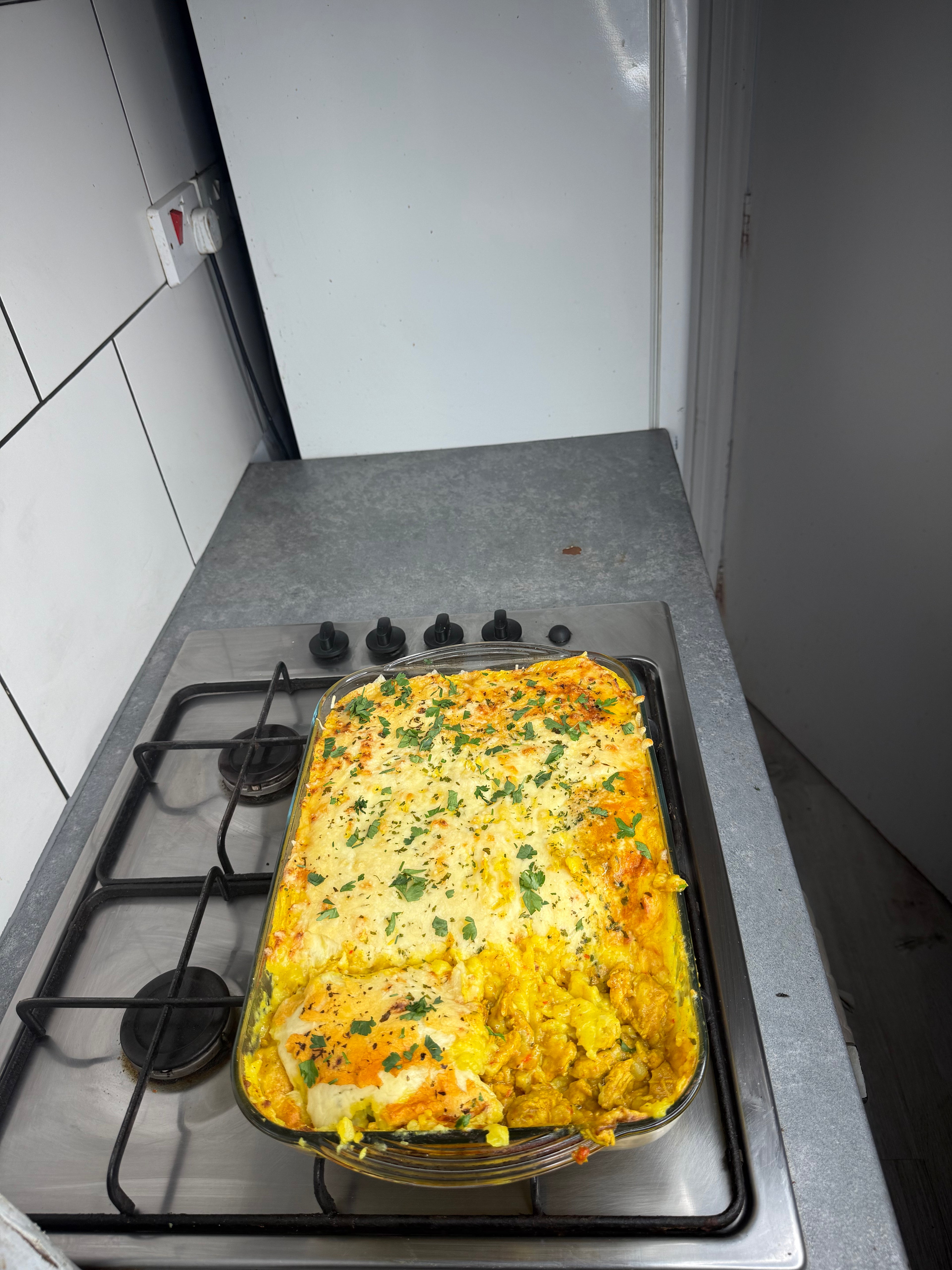 Jamaican Curry Chicken Shepherd’s Pie