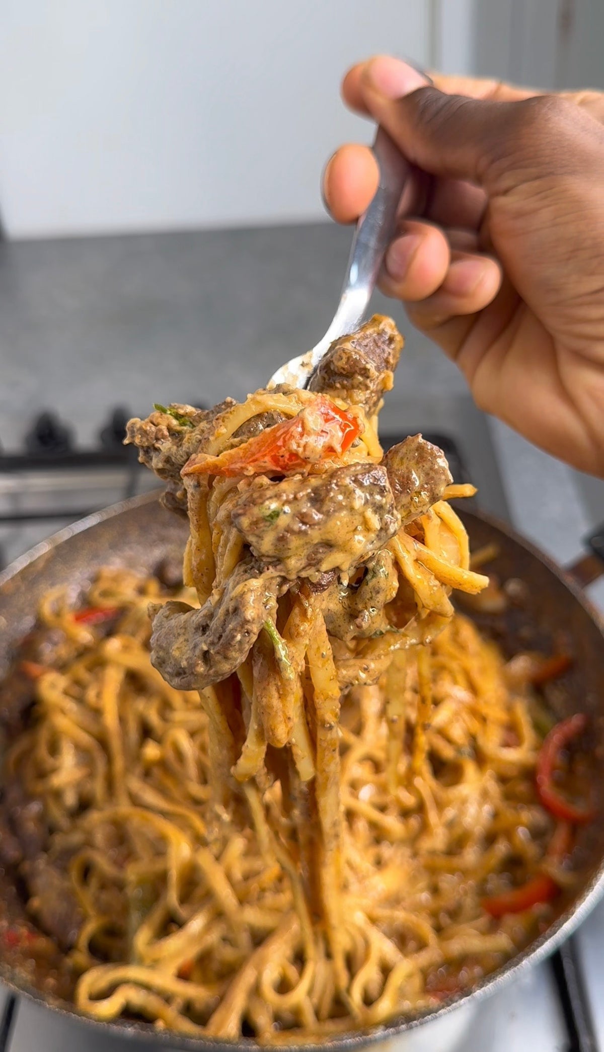 Pepper Steak Rasta Pasta