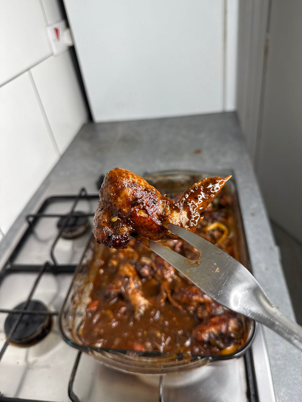 Jamaican Jerk BBQ Baked Wings