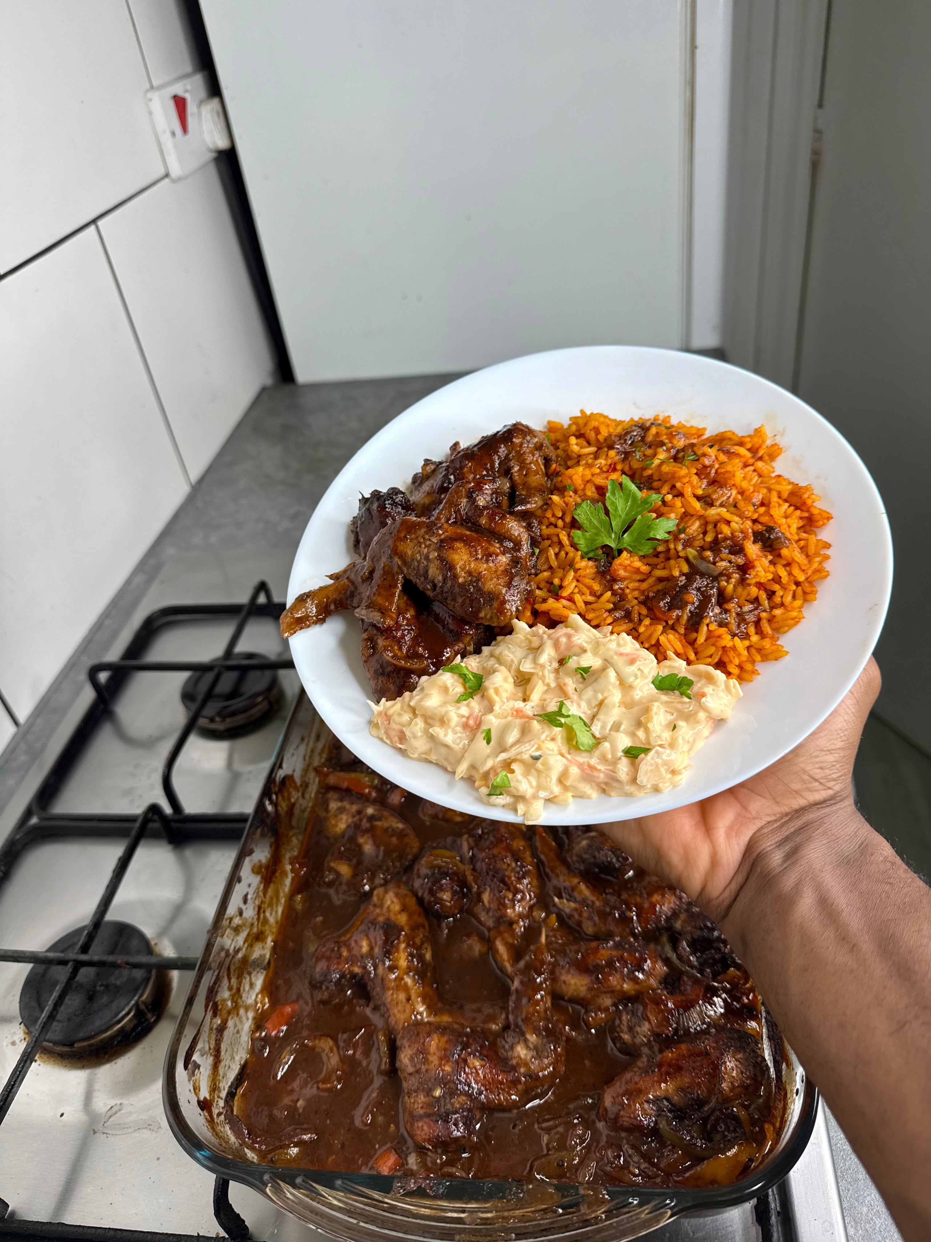 Jamaican Jerk BBQ Baked Wings