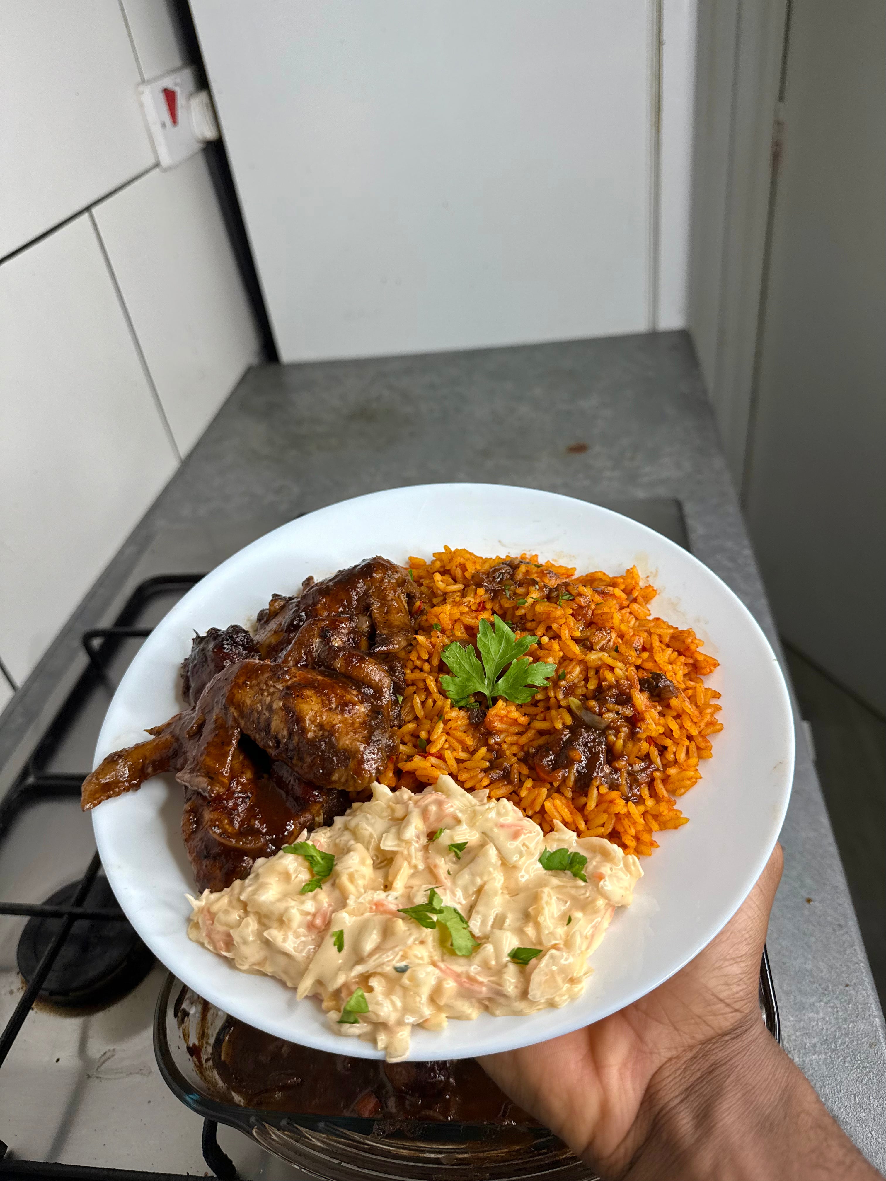 Jamaican Jerk BBQ Baked Wings