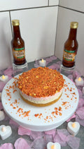 Jamaican Rum Cream Strawberry Crunch Cheesecake