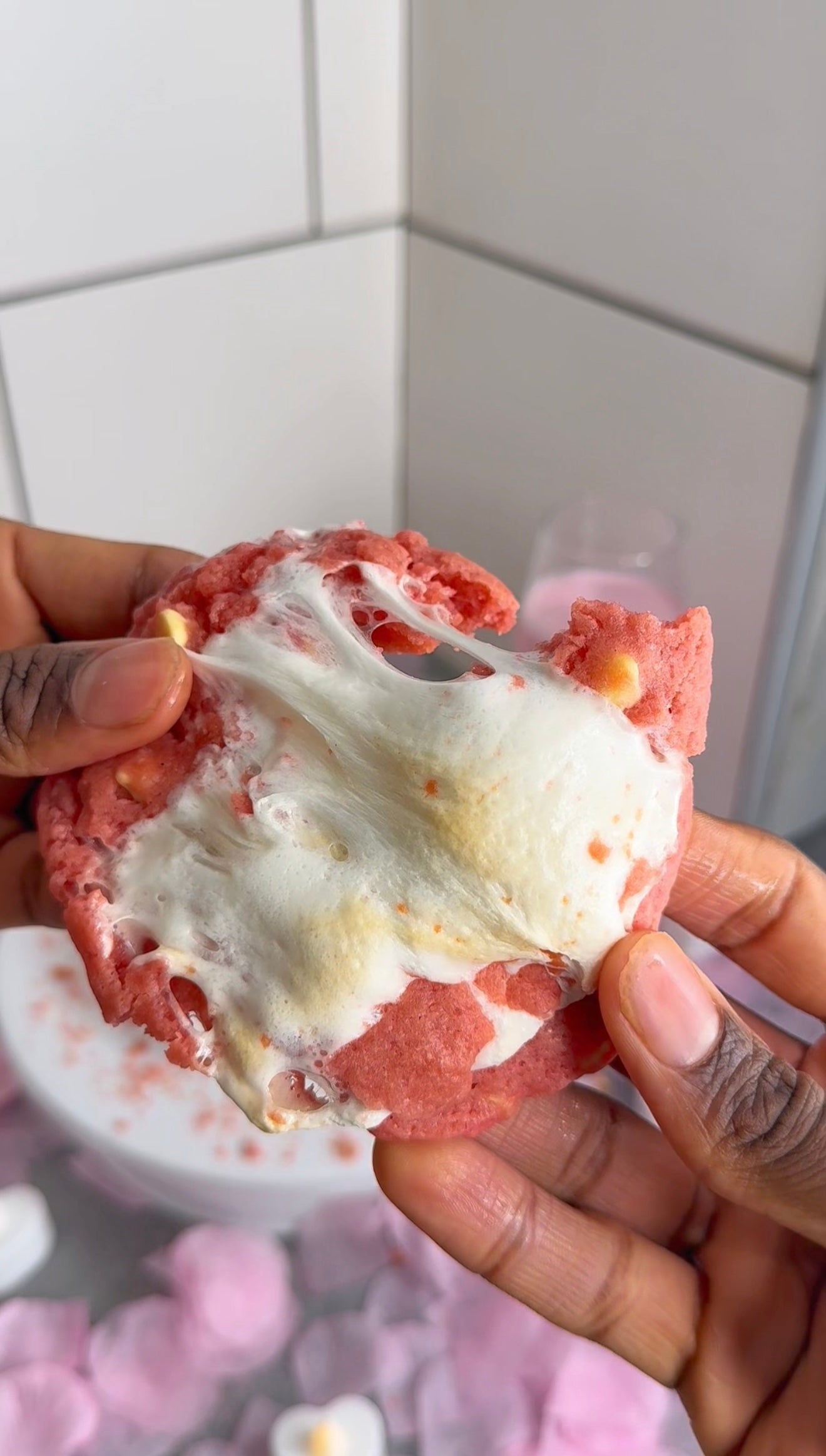 Jamaican Strawberry Smores Cookies