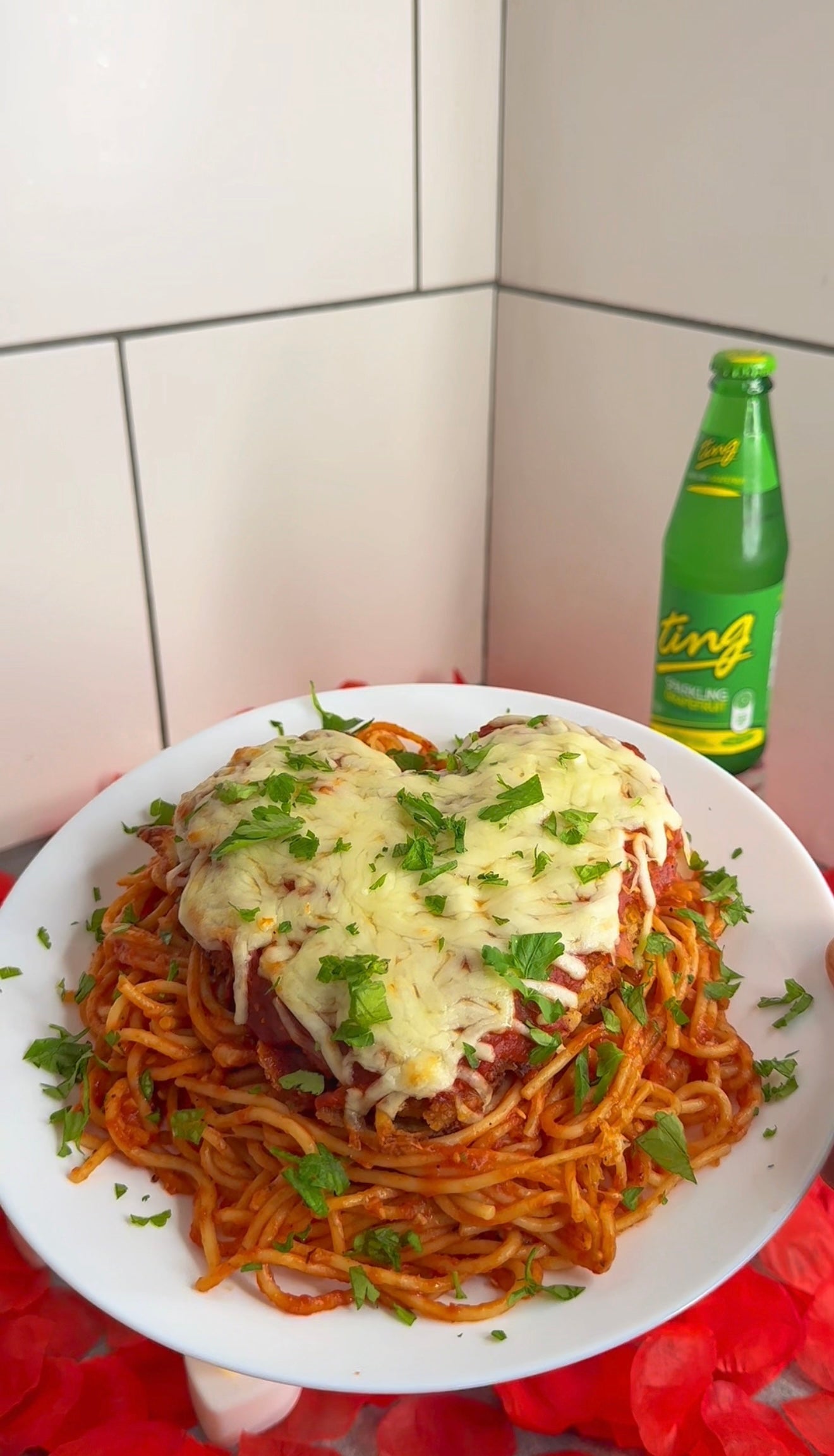 Jamaican Plantain Chips Crusted Chicken Parmesan