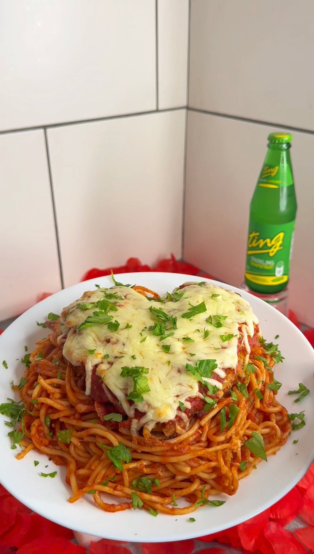 Jamaican Plantain Chips Crusted Chicken Parmesan
