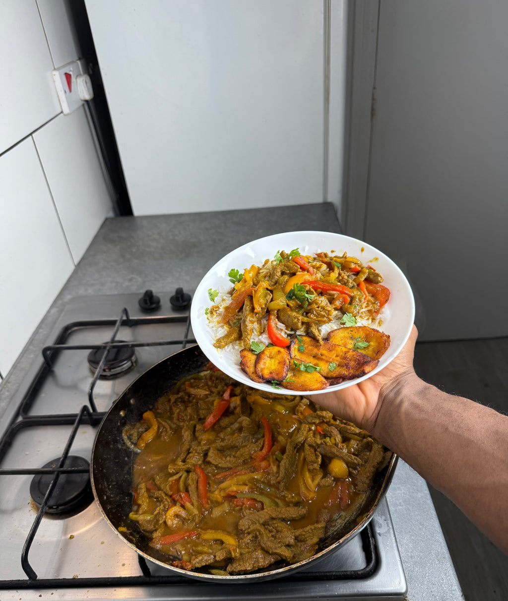 Jamaican Curry Steak