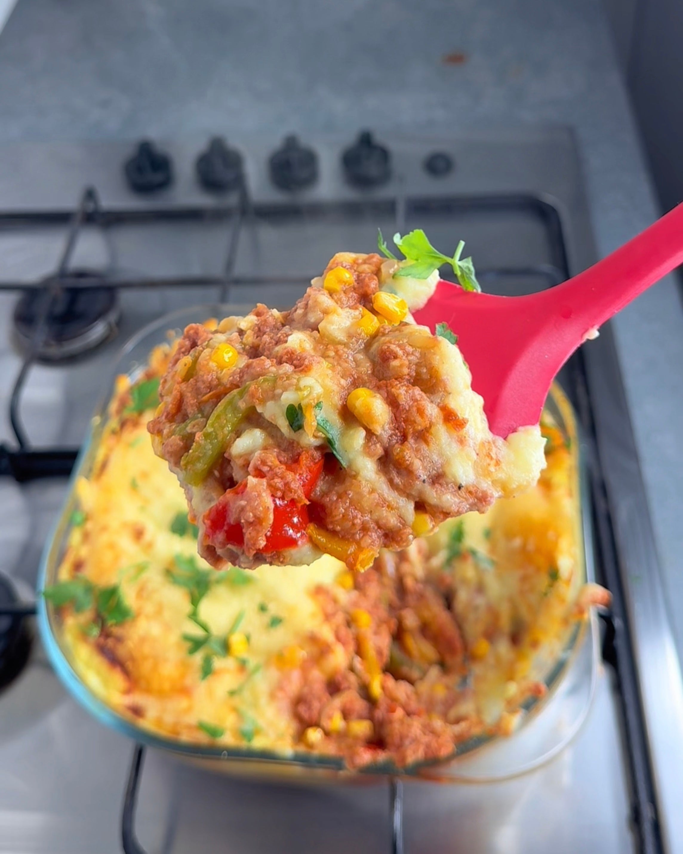 Jamaican Corn Beef  Shepherd’s Pie