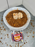 Jamaican Spice Bun Plantain Apple Crumble