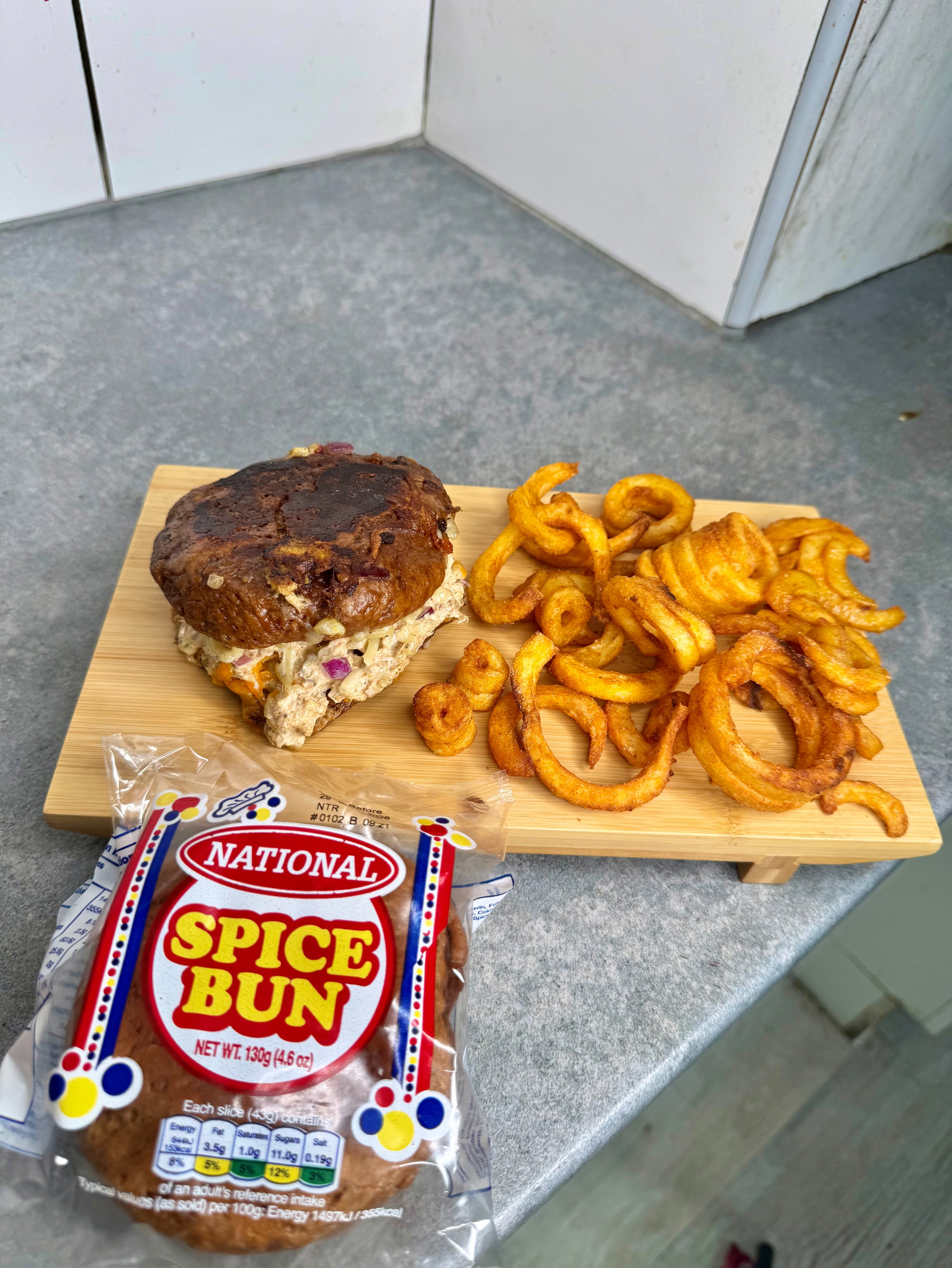 Jamaican Spice Bun Jerk Tuna Melt