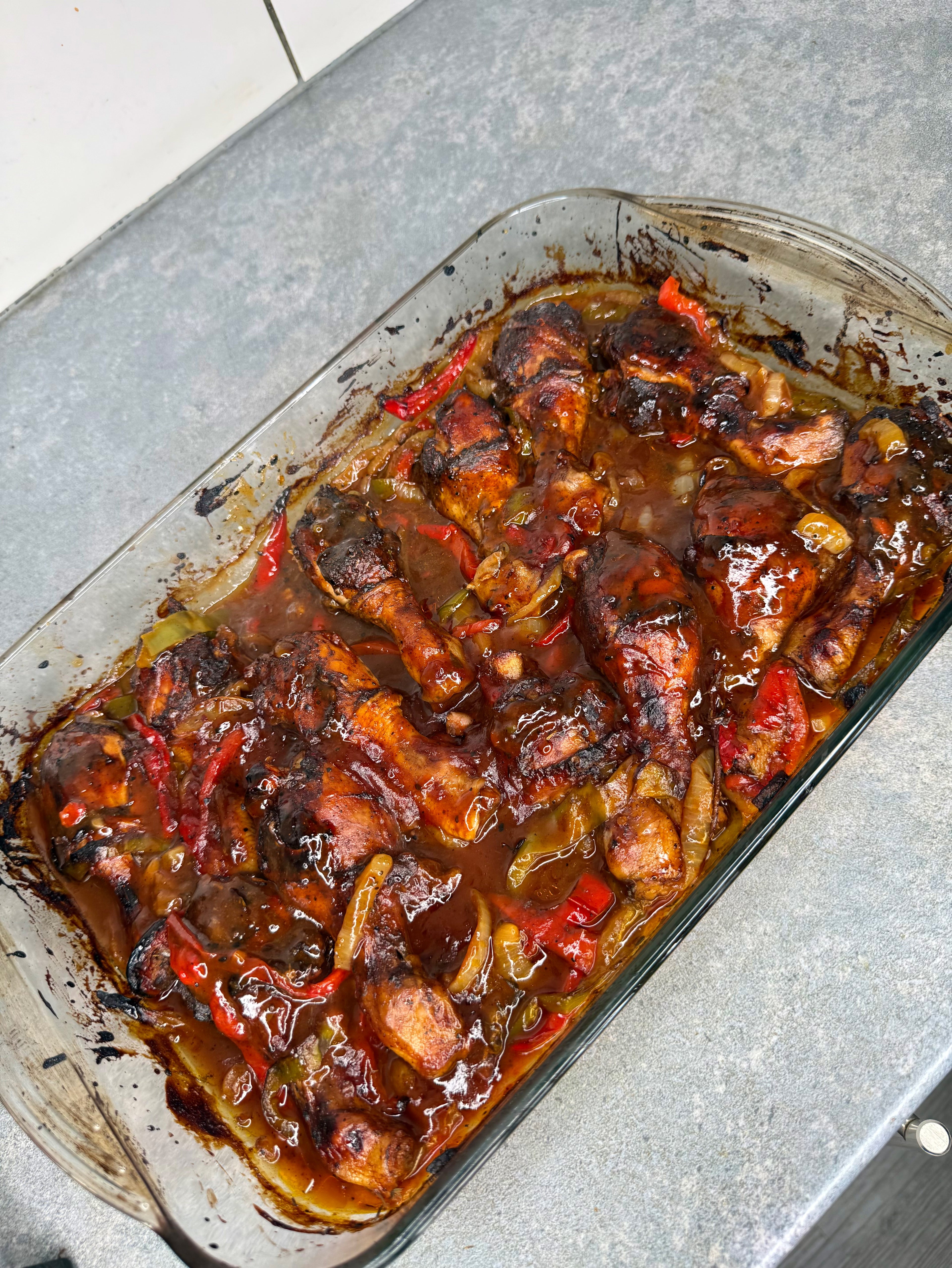 Jamaican Jerk BBQ Baked Drumsticks
