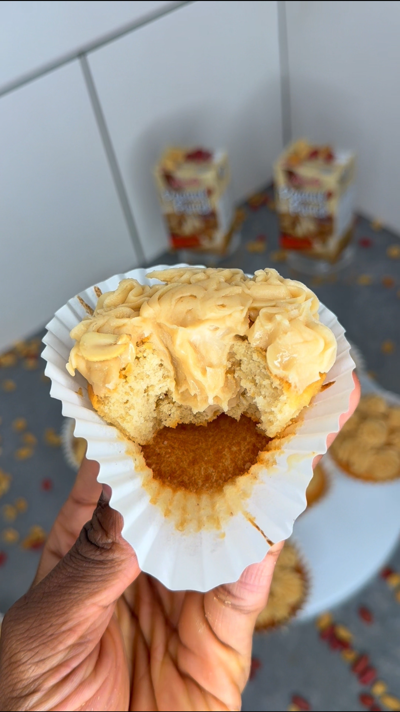 Jamaican Peanut Punch Cupcakes