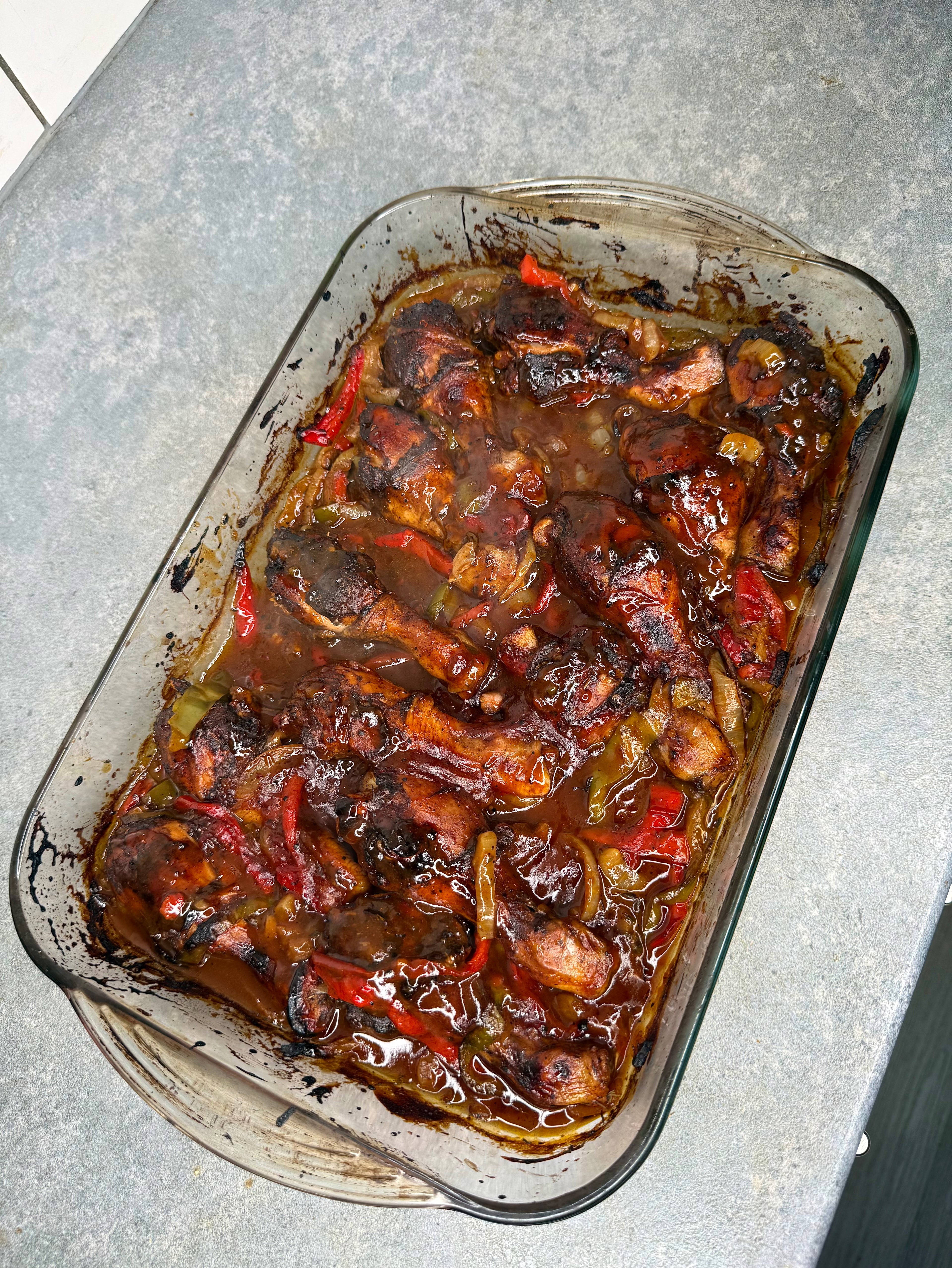 Jamaican Jerk BBQ Baked Drumsticks
