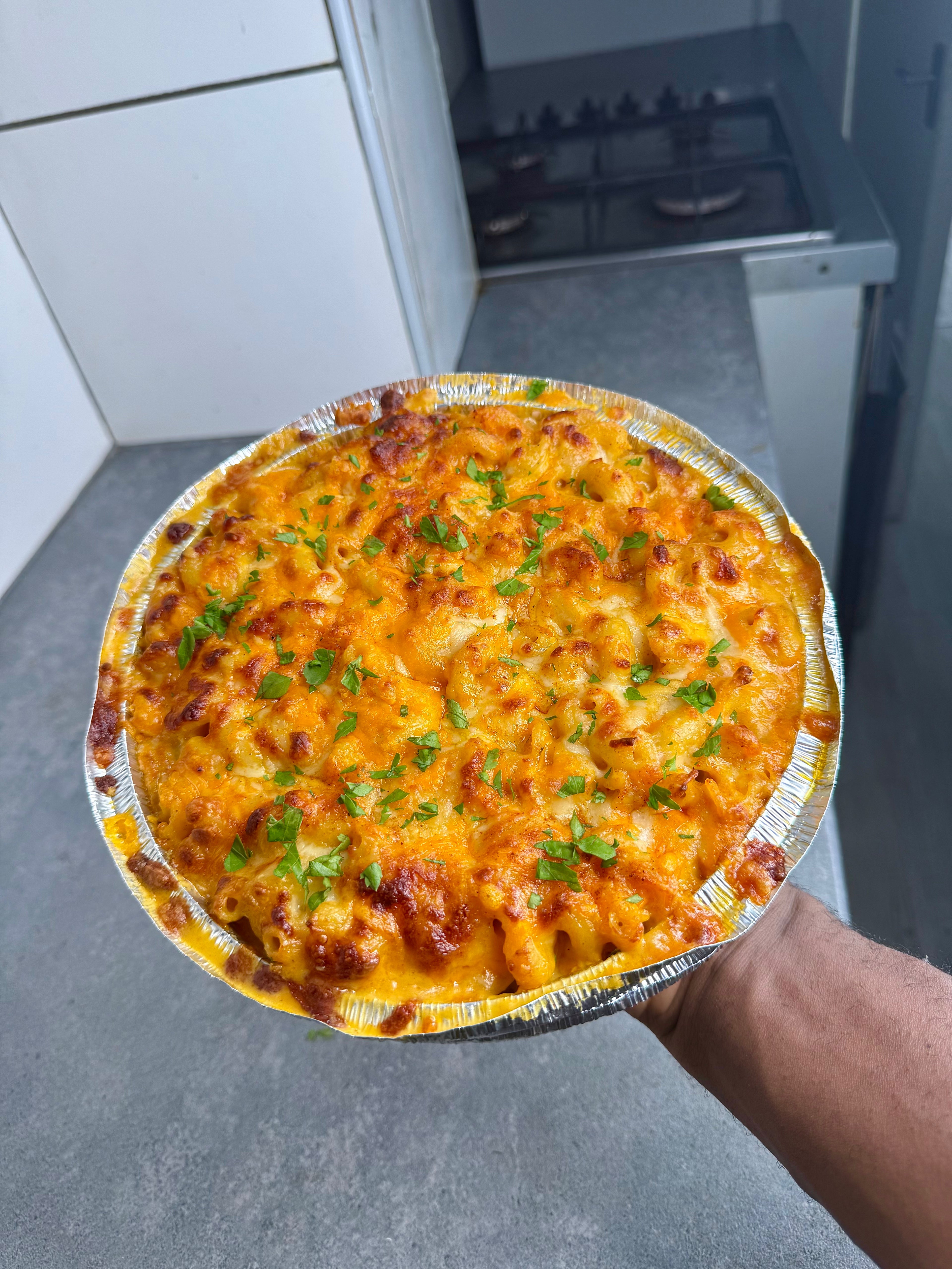 Jerk Pork Mac & Cheese