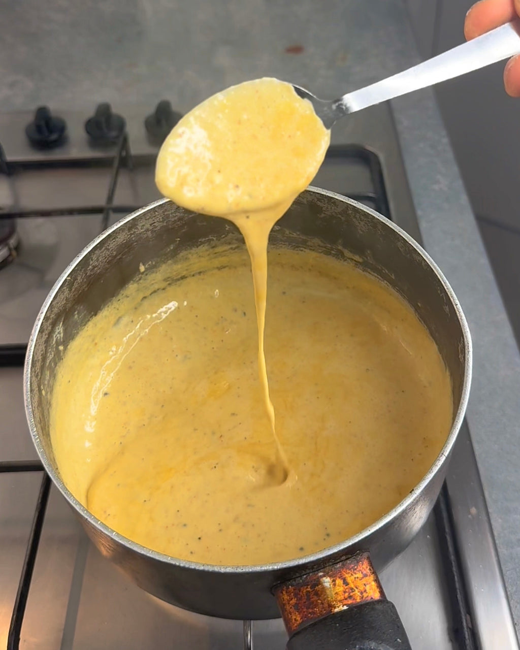 Jerk Chicken & Shrimp  Jacket Potatoes With Jerk Alfredo Sauce