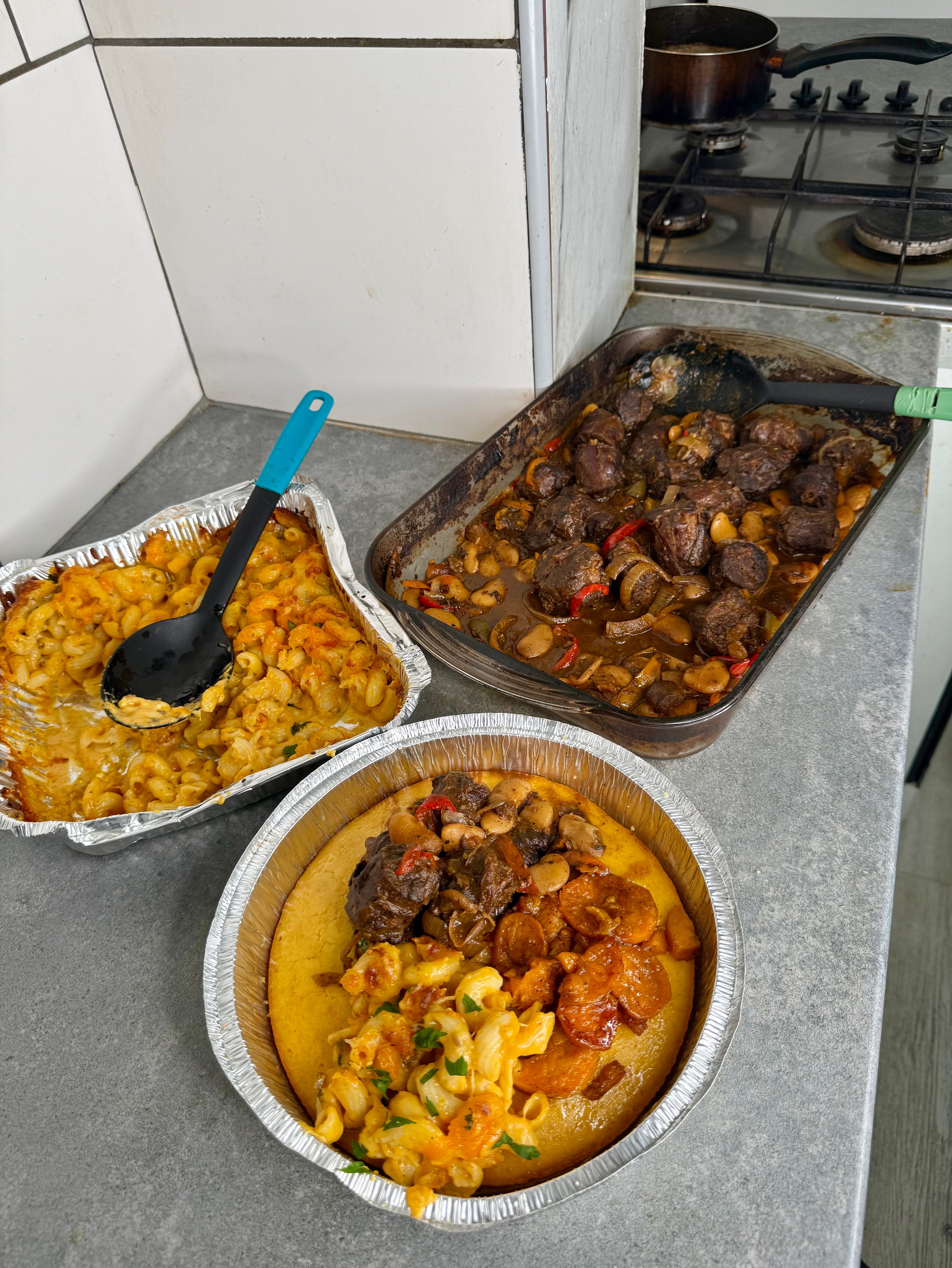 Jamaican Turkey Neck Cornbread Bowl
