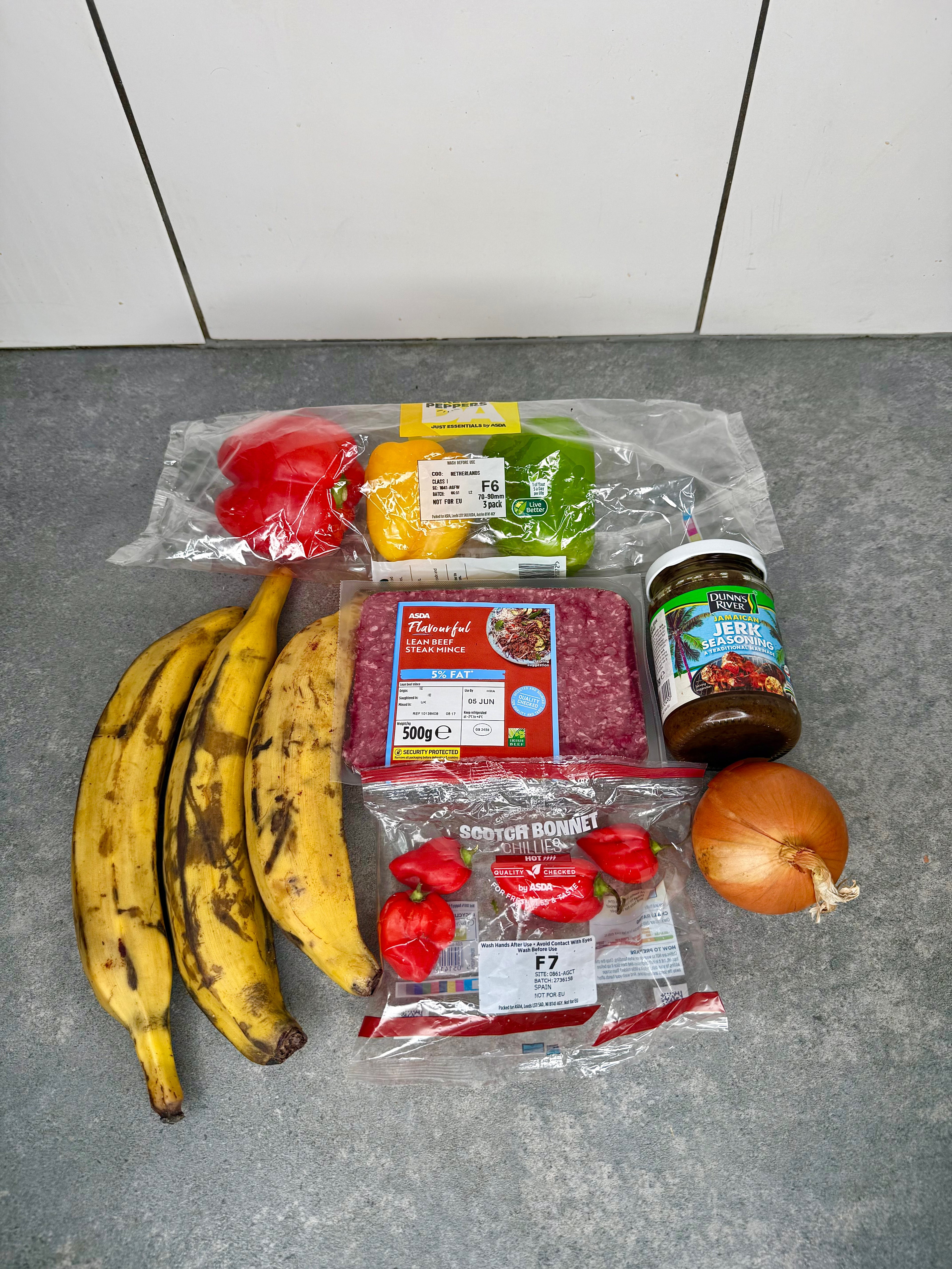 Jamaican Plantain & Mince Kebabs