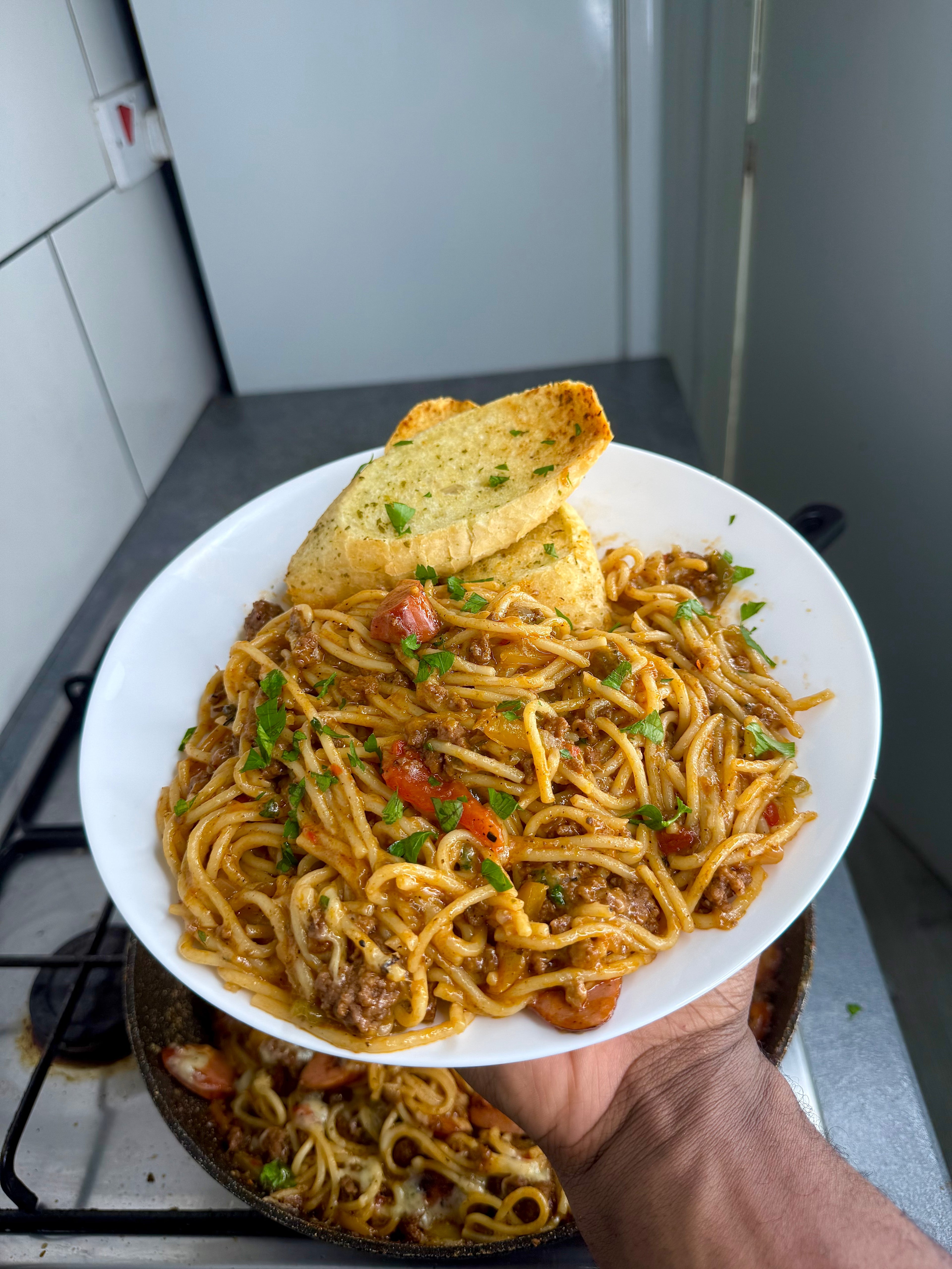 Jamaican Dirty Spaghetti