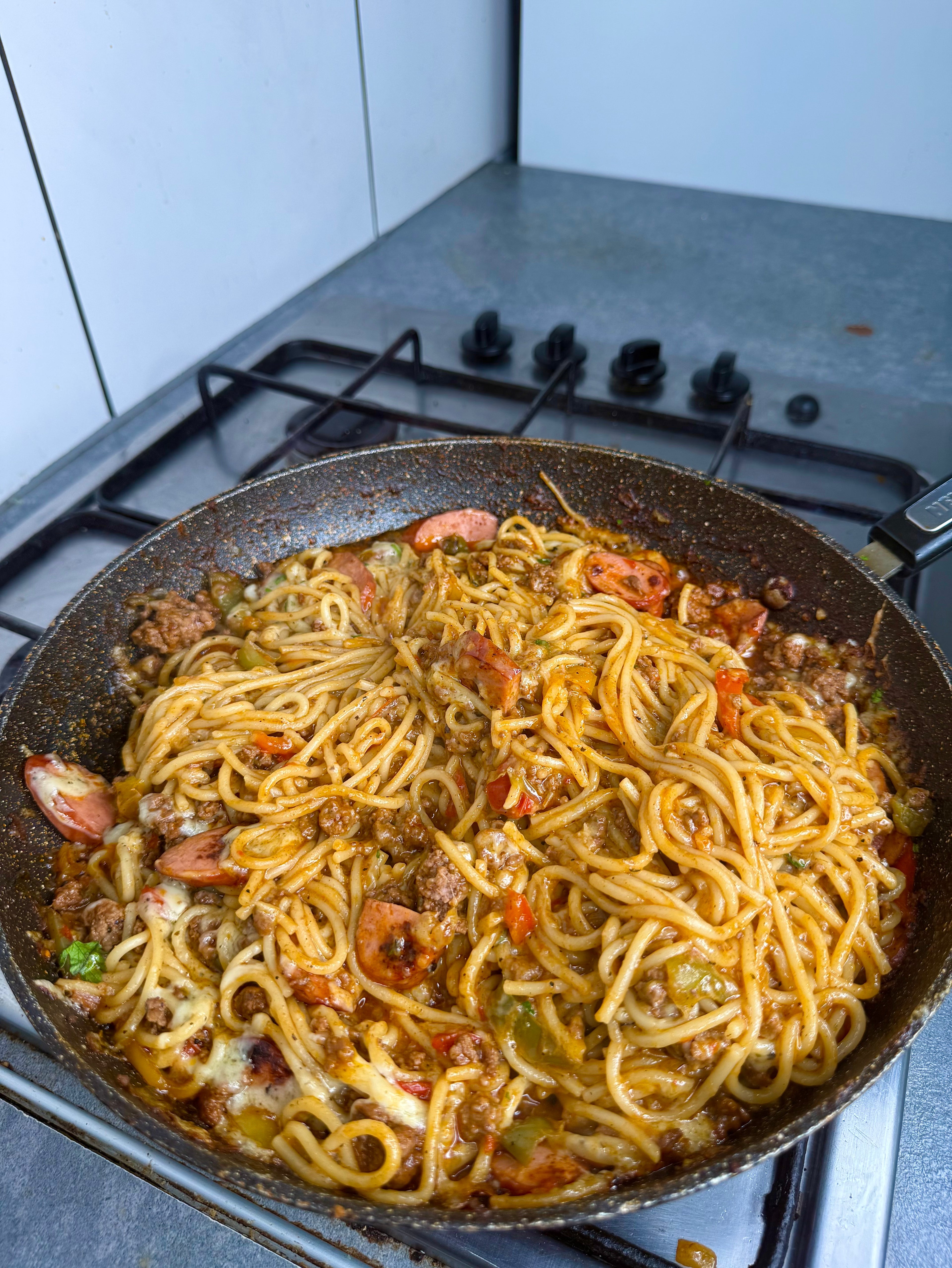 Jamaican Dirty Spaghetti