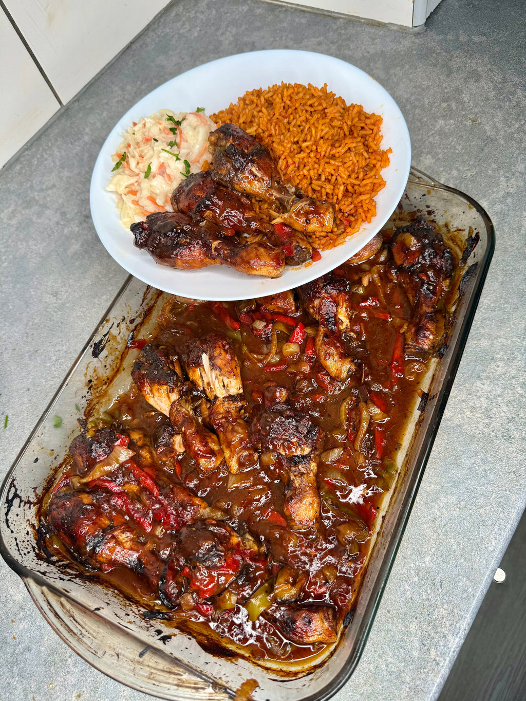 Jamaican Jerk BBQ Baked Drumsticks