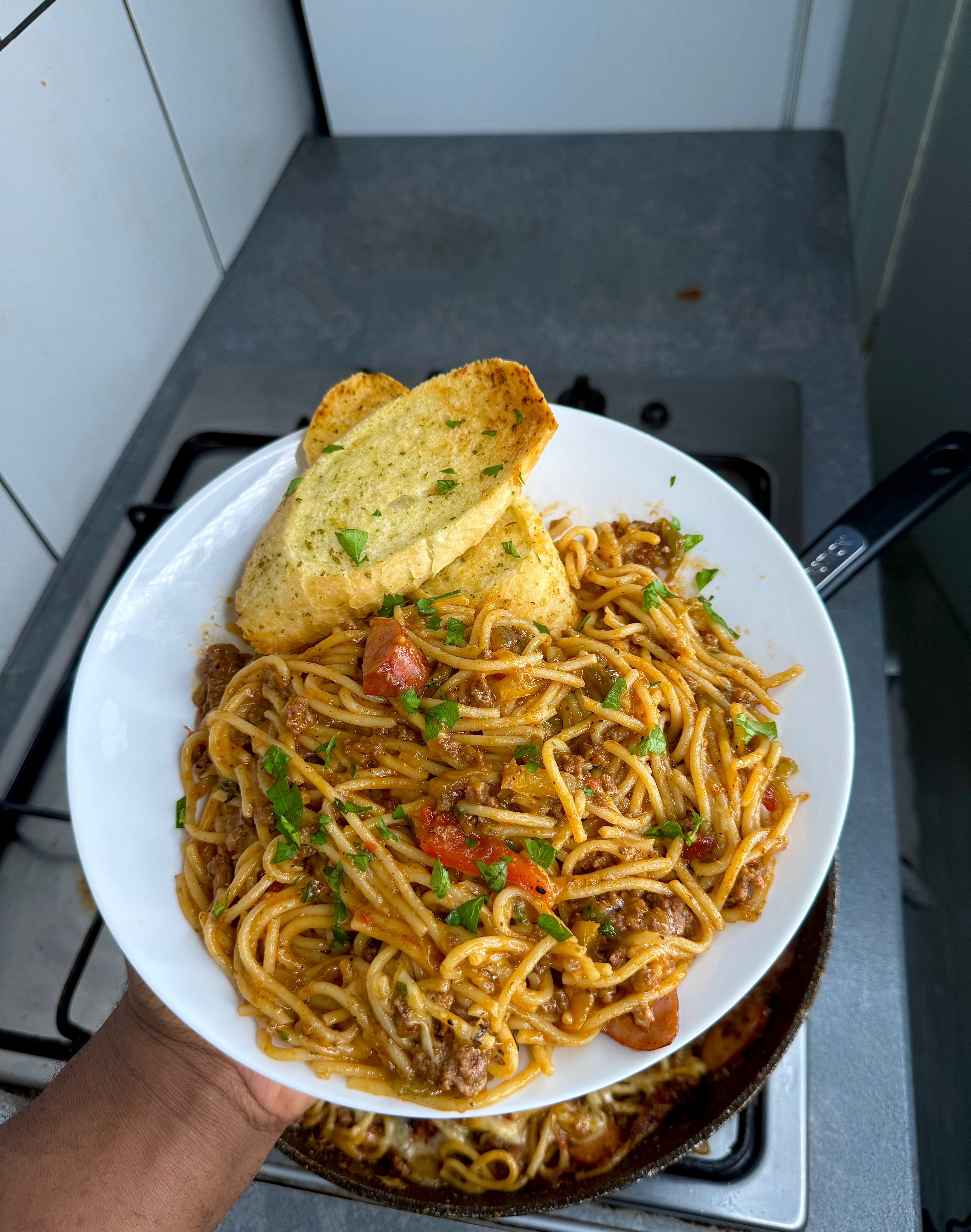 Jamaican Dirty Spaghetti