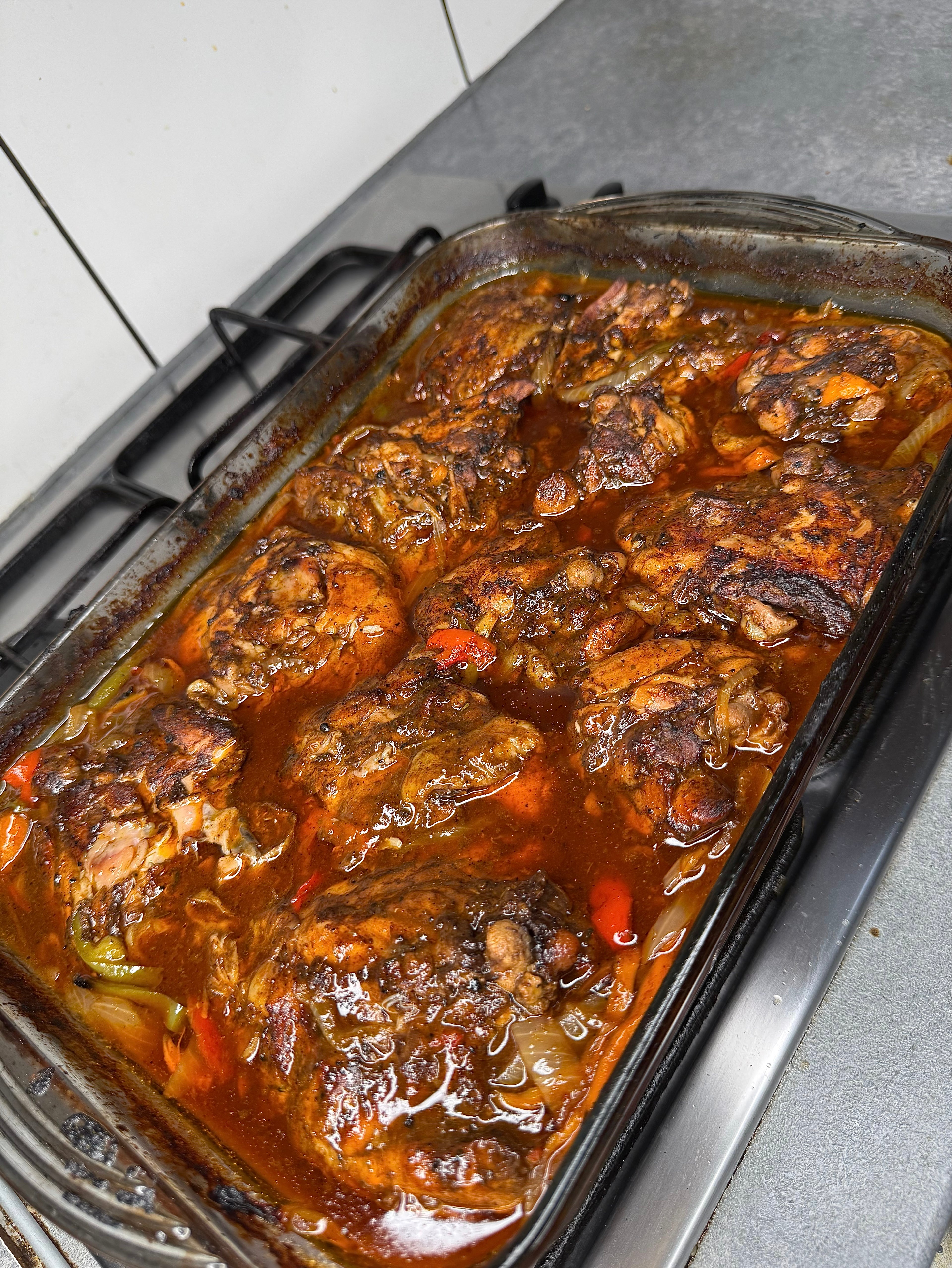 Jamaican Baked Chicken Thighs