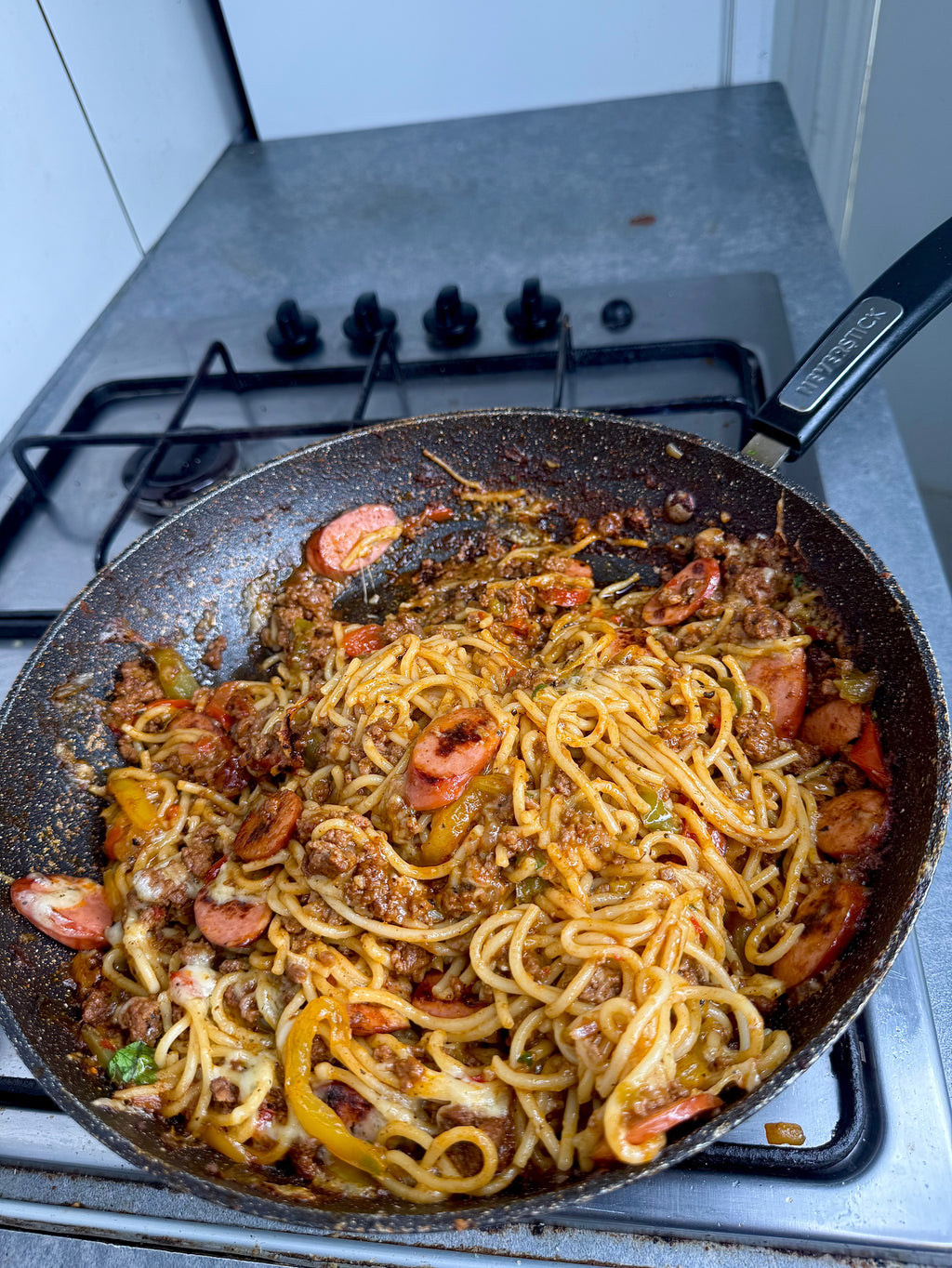 Jamaican Dirty Spaghetti