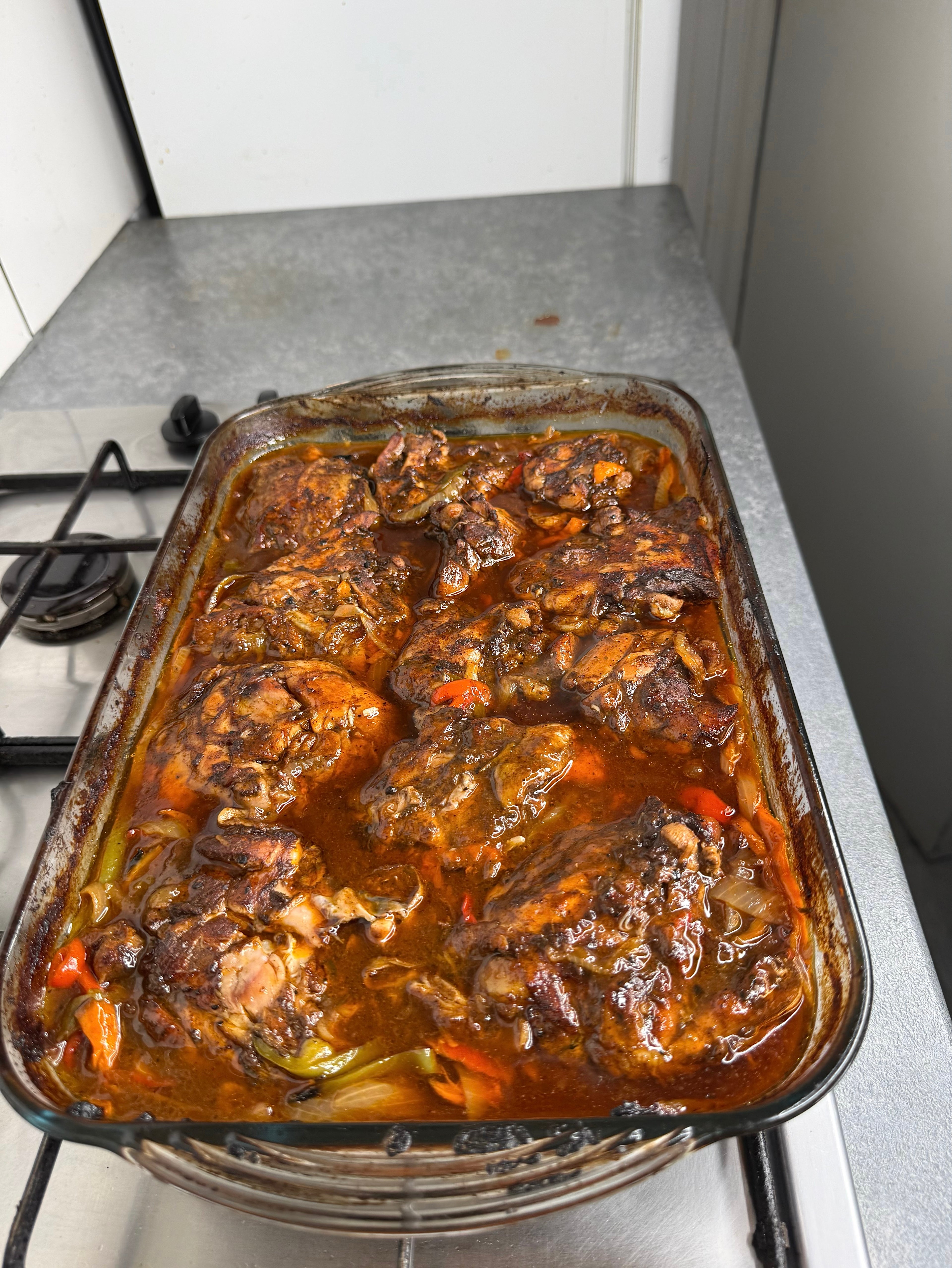 Jamaican Baked Chicken Thighs
