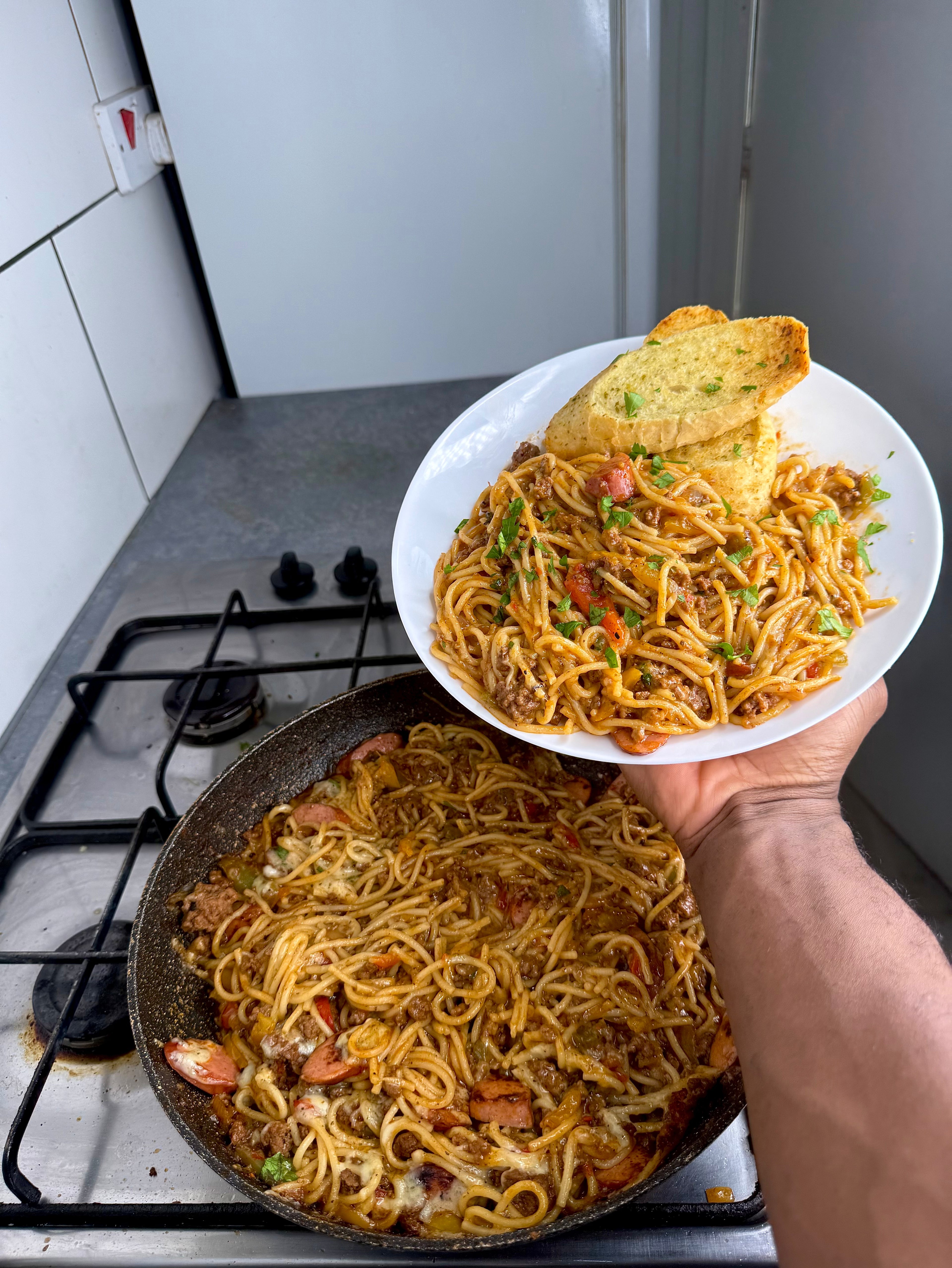 Jamaican Dirty Spaghetti