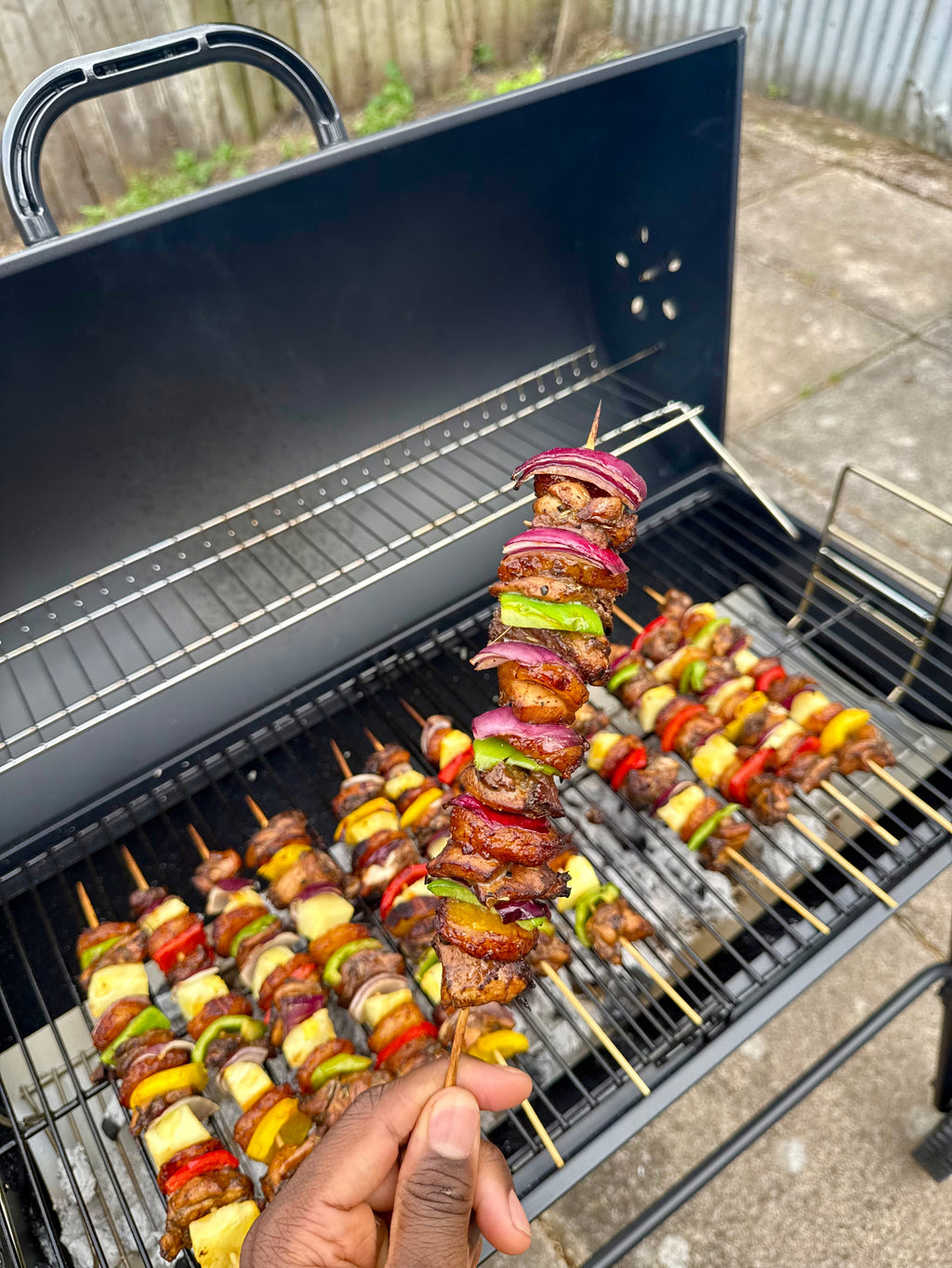 Jerk Chicken & Plantain Kebab Skewers