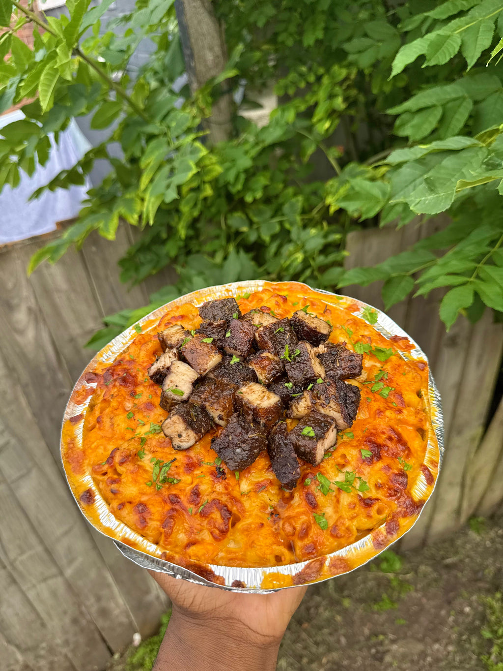 Jerk Pork Mac & Cheese