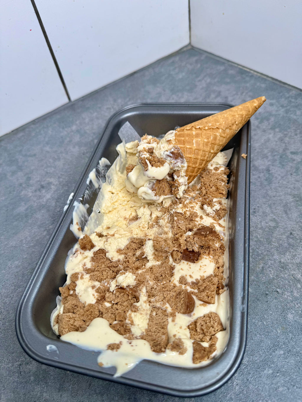 Jamaican Rum & Bun Ice Cream