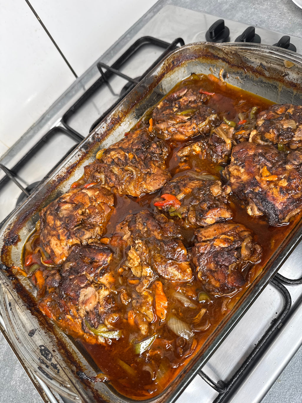Jamaican Baked Chicken Thighs