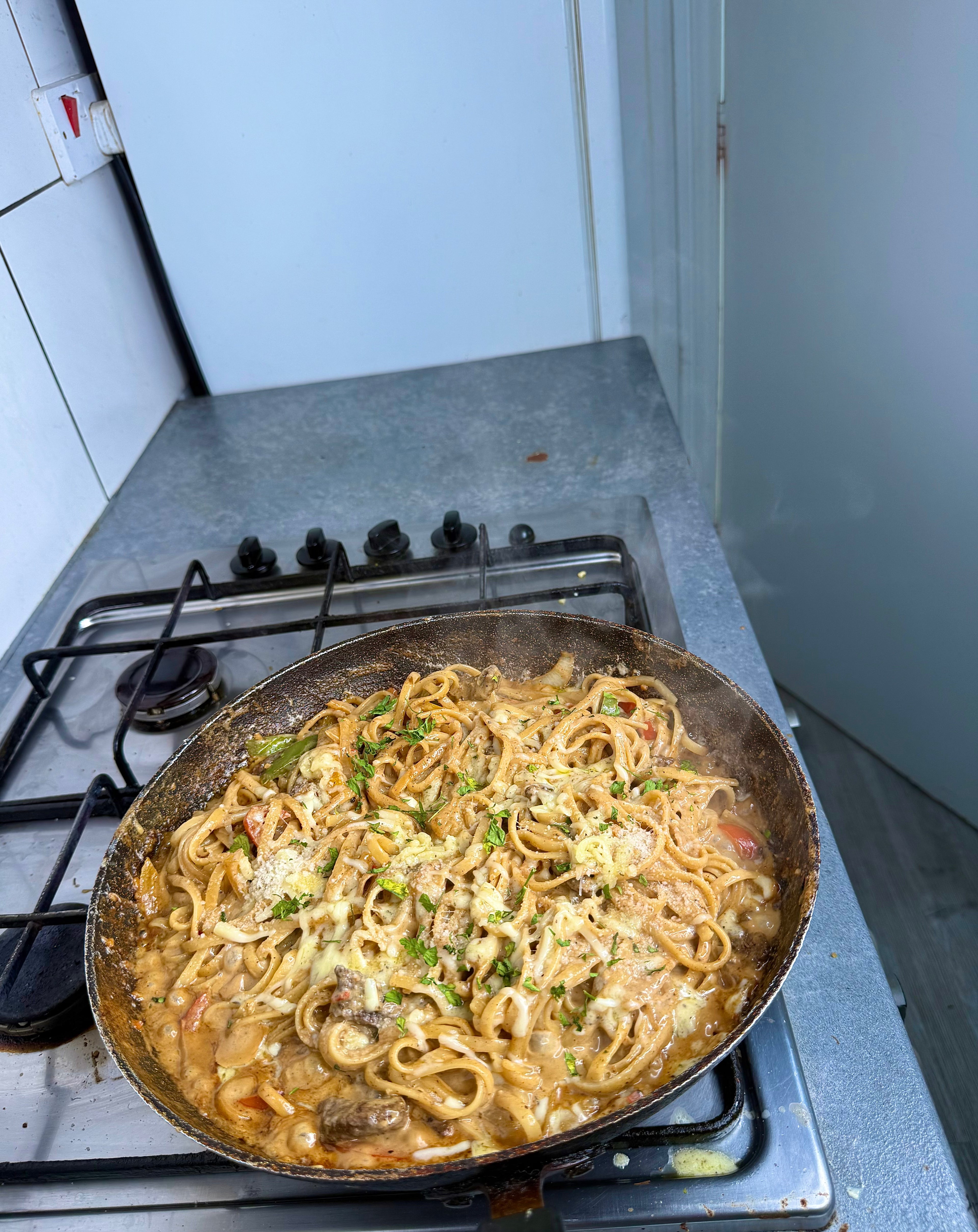 Pepper Steak Rasta Pasta