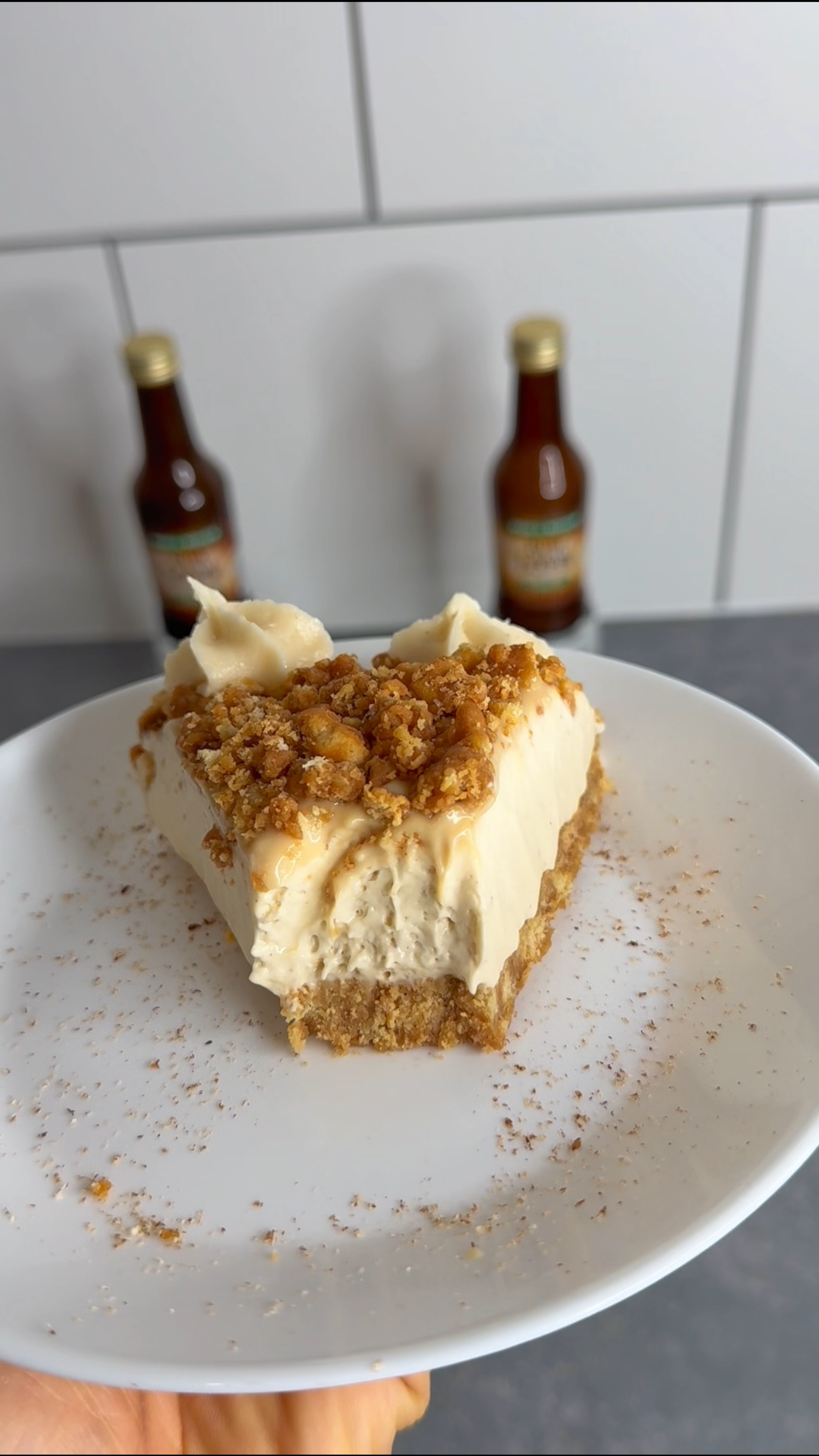 Jamaican  Rum Cream Cheesecake