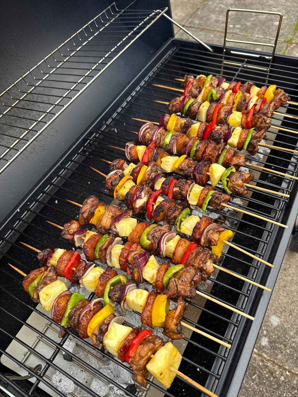 Jerk Chicken & Plantain Kebab Skewers