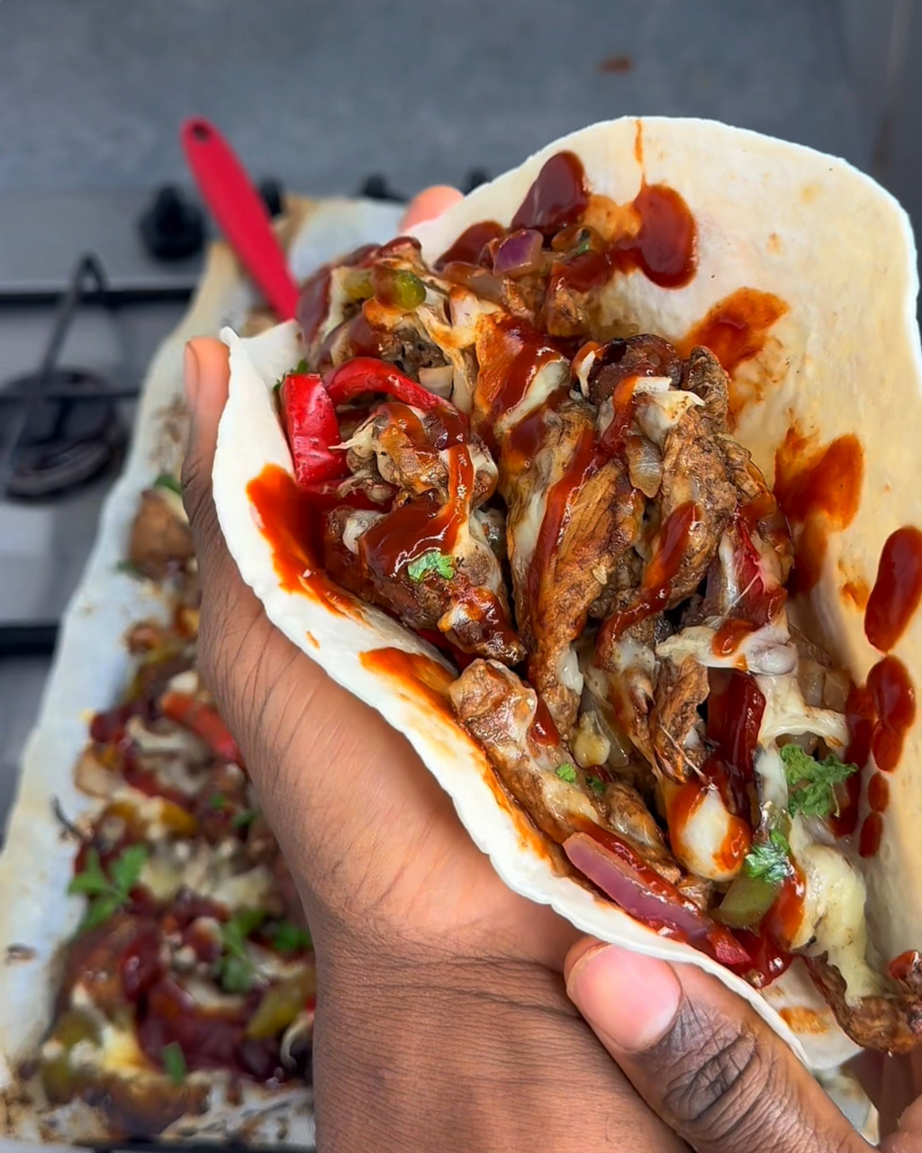 One Pan Jerk Chicken Fajita